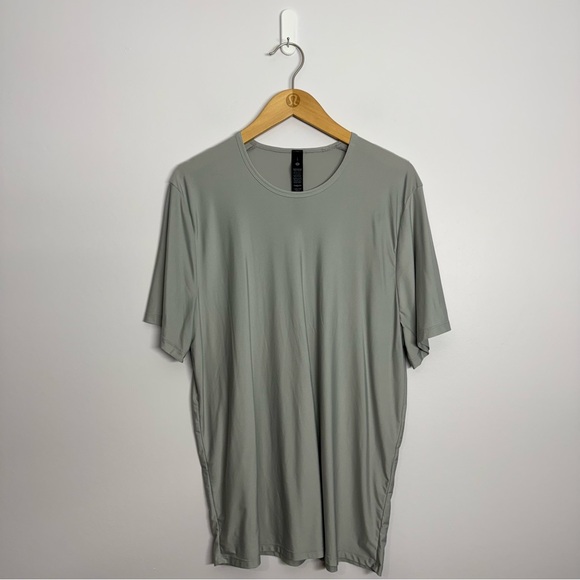 lululemon athletica Other - 83: Lululemon Ultra-Soft Nulu Short-Sleeve T-Shirt Silver Drop Size Large